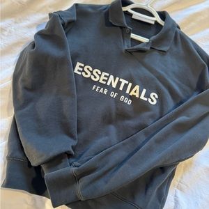 Fear of god essentials KIDS French terry long sleeve